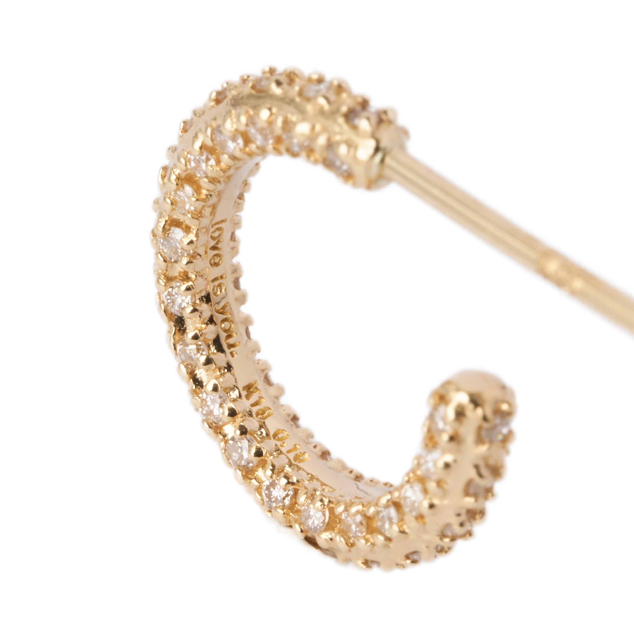 ICON EARRING(ダイヤ,10mm)