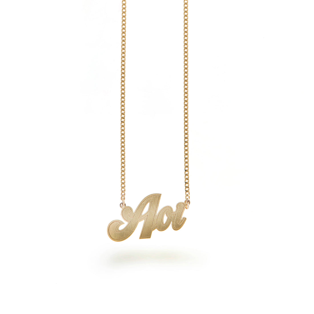 LETTERED NECKLACE (CURSIVE)