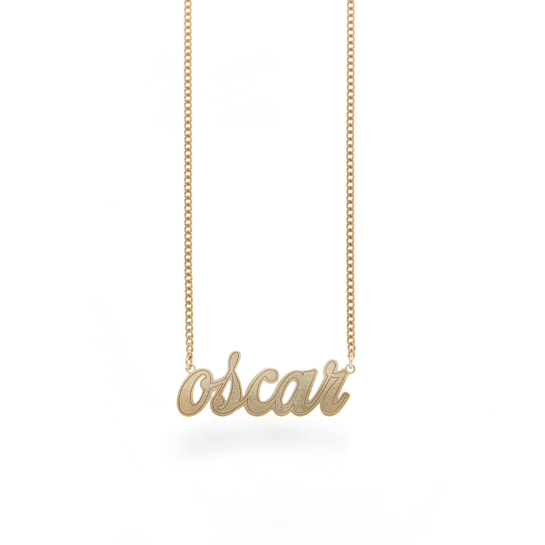 LETTERED NECKLACE (CURSIVE)