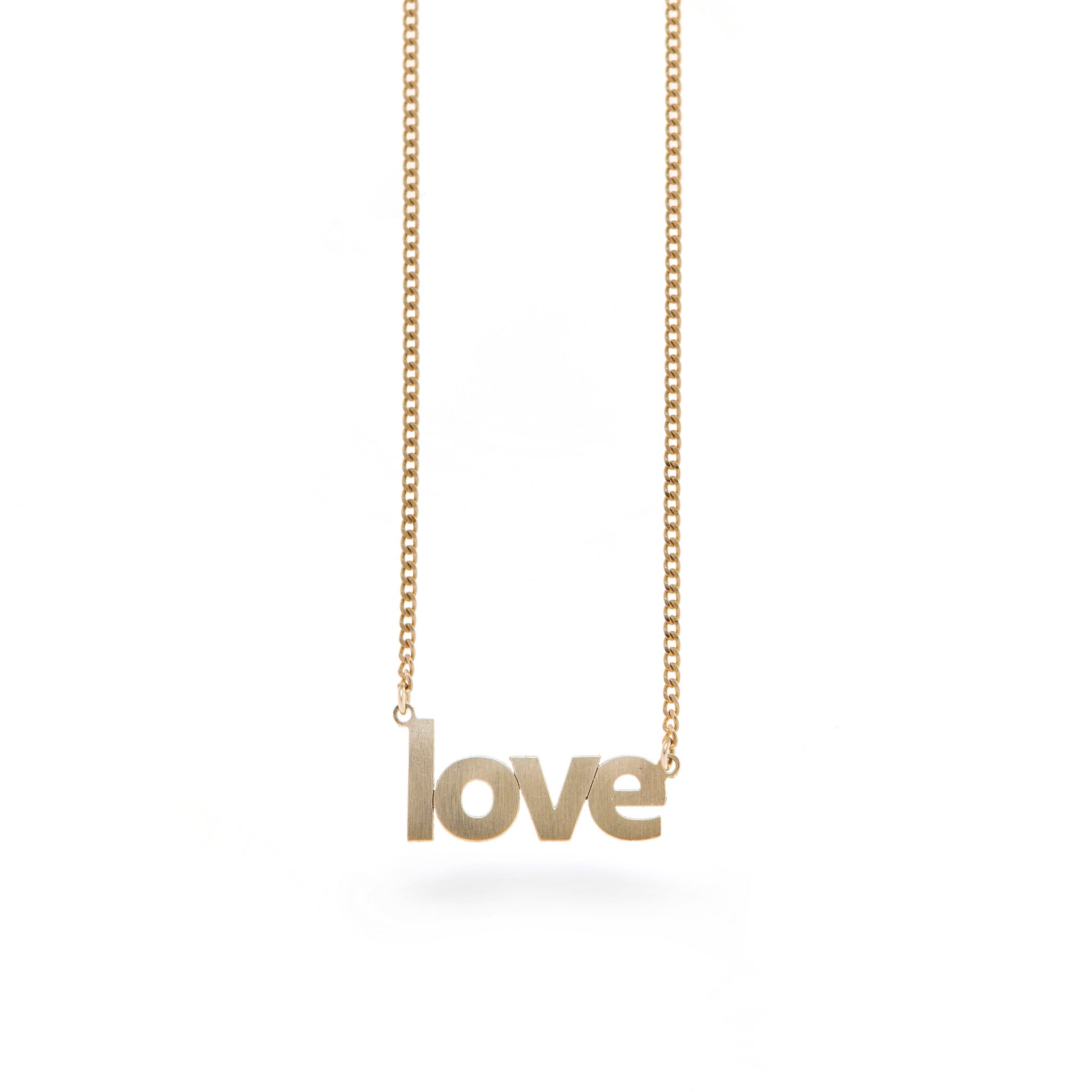LETTERED NECKLACE (GOTHIC)